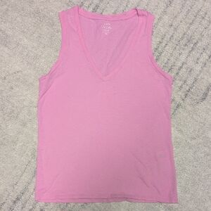 J. Crew Light Pink V-Neck Tank Top